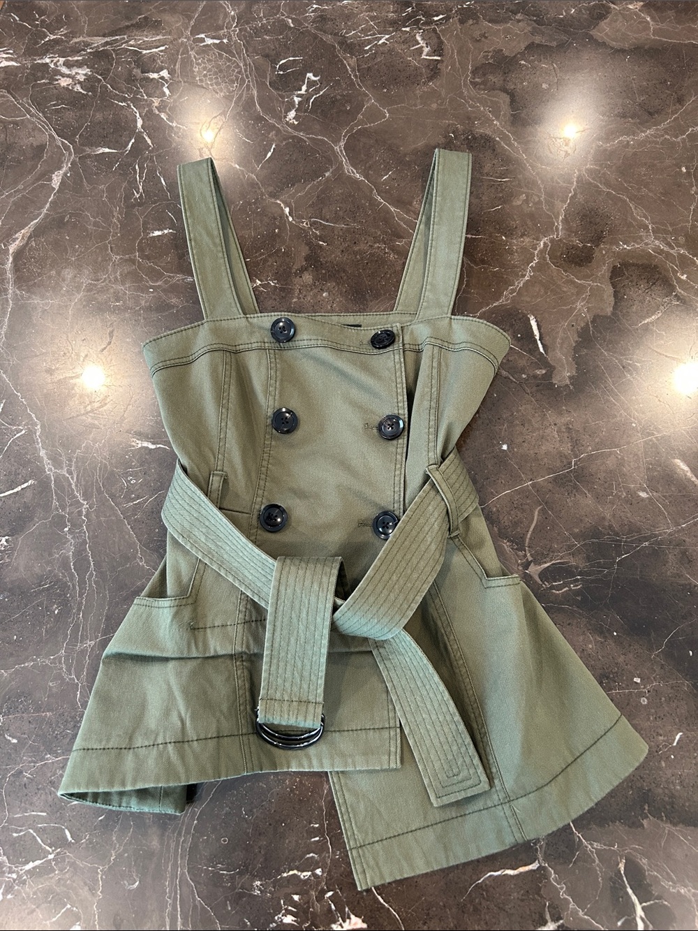 Marissa Webb army green vest